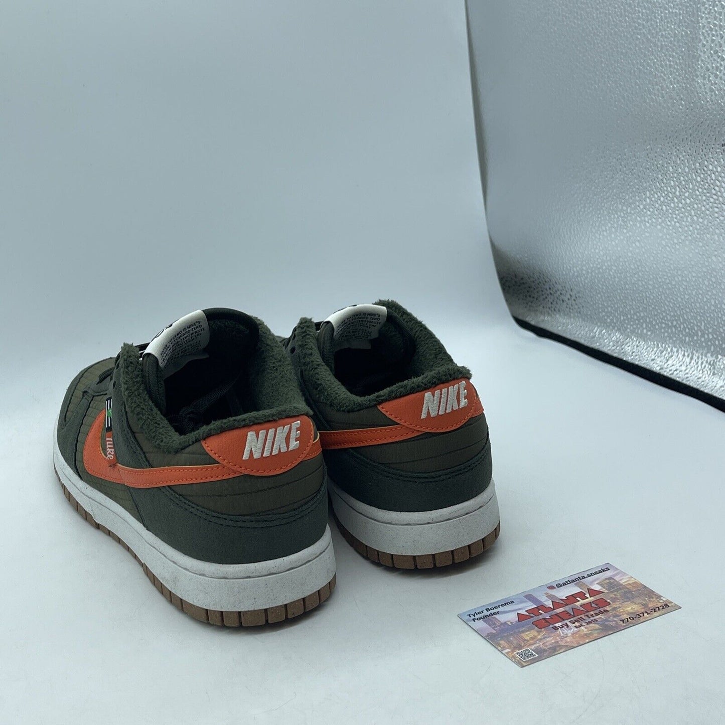 Size 9 - Nike Dunk Next Nature Low Toasty - Sequoia Green Orange (DD3358-300)