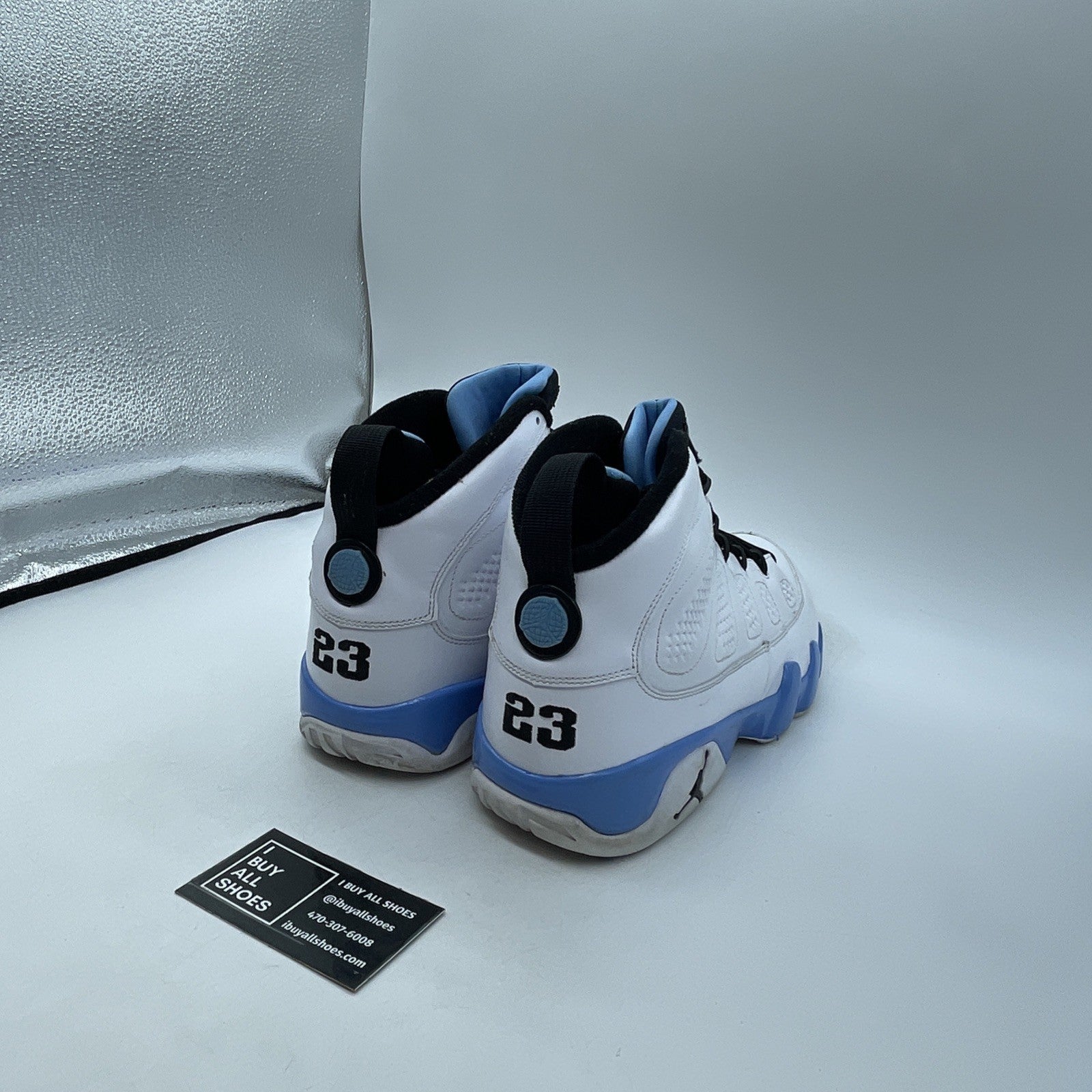 Size 12 - Air Jordan 9 Retro 2010 Powder Blue (302370-103)