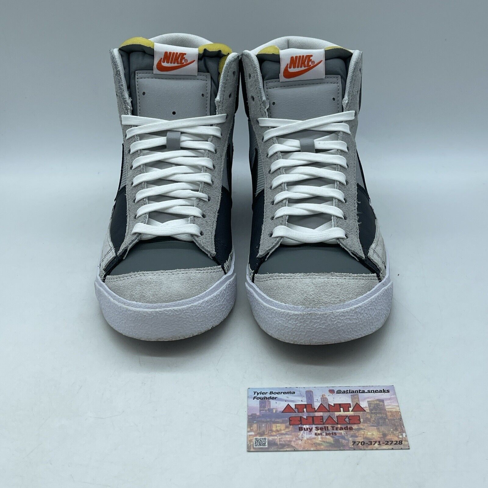 Size 10.5 - Nike Blazer '77 Pro Club Mid Remastered - Grey Black (DQ7673-002)