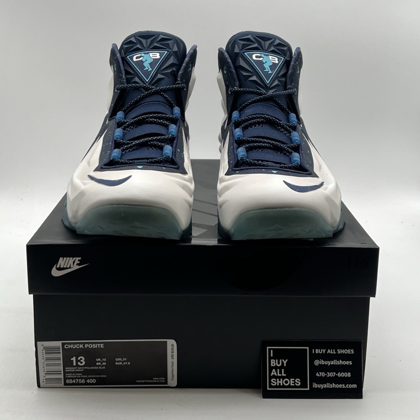 Size 13 - Nike Chuck Posite Midnight Navy (684758-400)