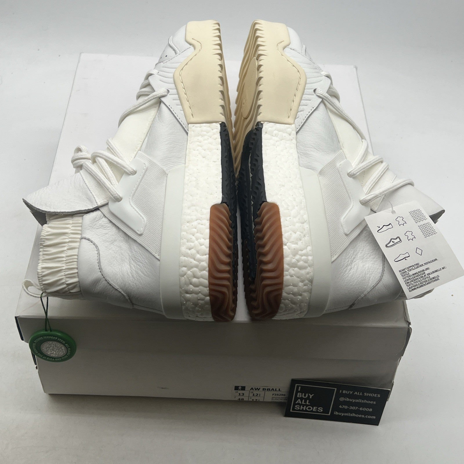 Size 13 - Adidas Alexander Wang x Bball Triple White (F35296)