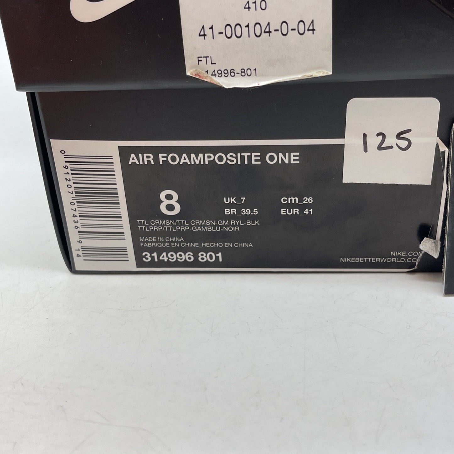 Size 8 - Nike Air Foamposite One Knicks Orange Blue Suede Leather (314996-801)