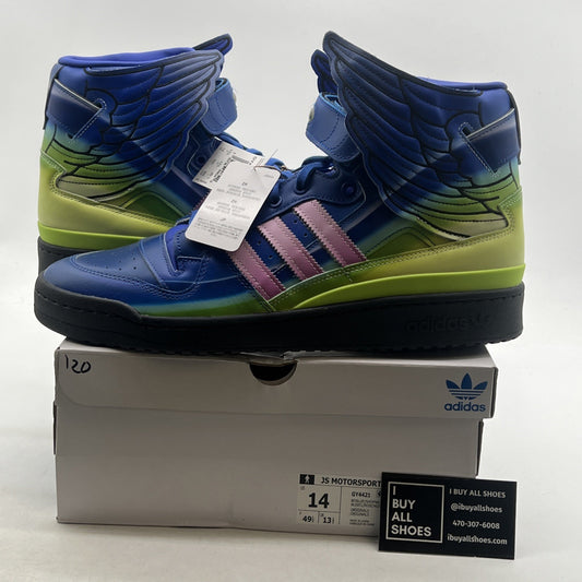 Size 14 - adidas Jeremy Scott x Forum Wings 4.0 Motorsport (GY4421)