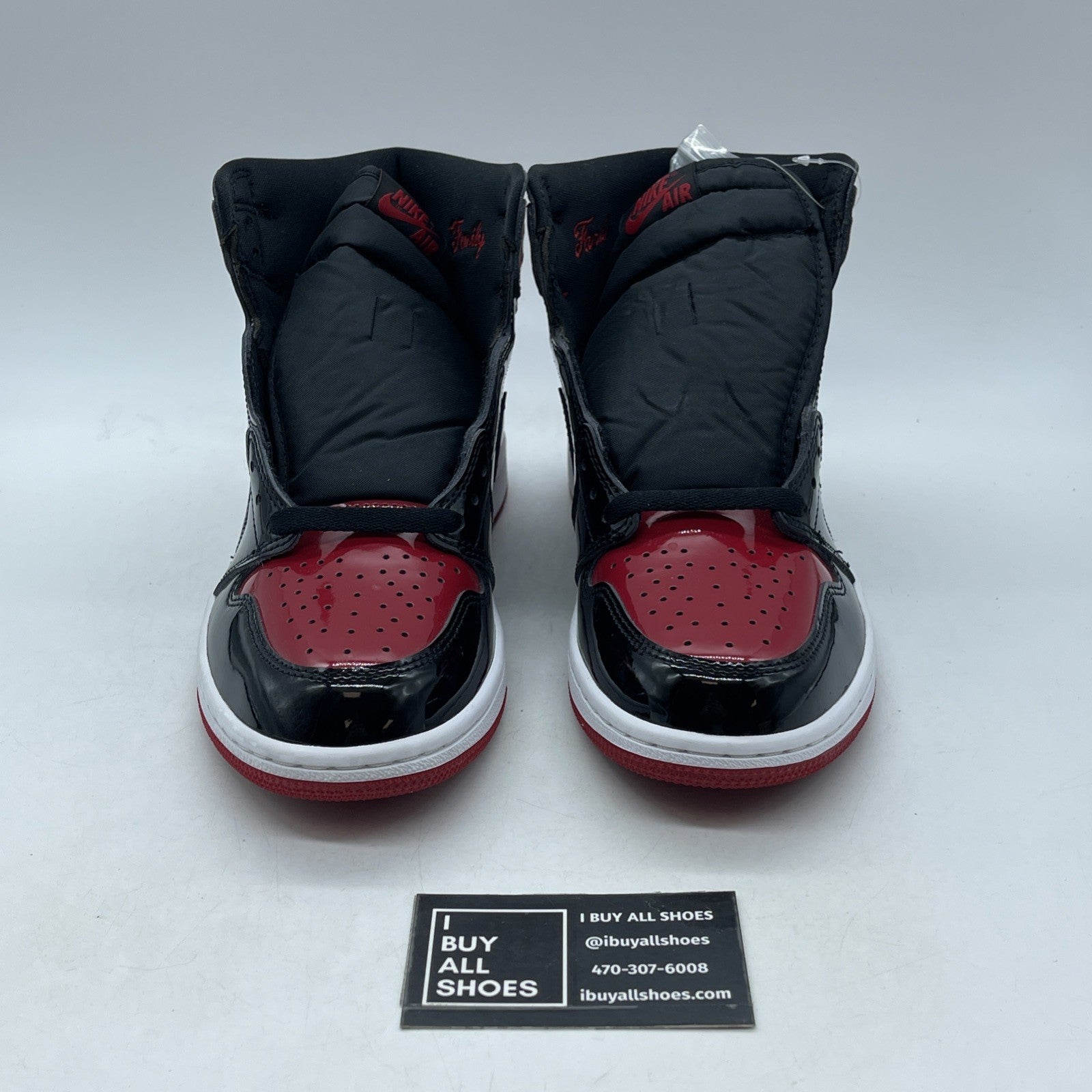 Size 8 - Air Jordan 1 Retro OG High Patent Bred (555088-063)