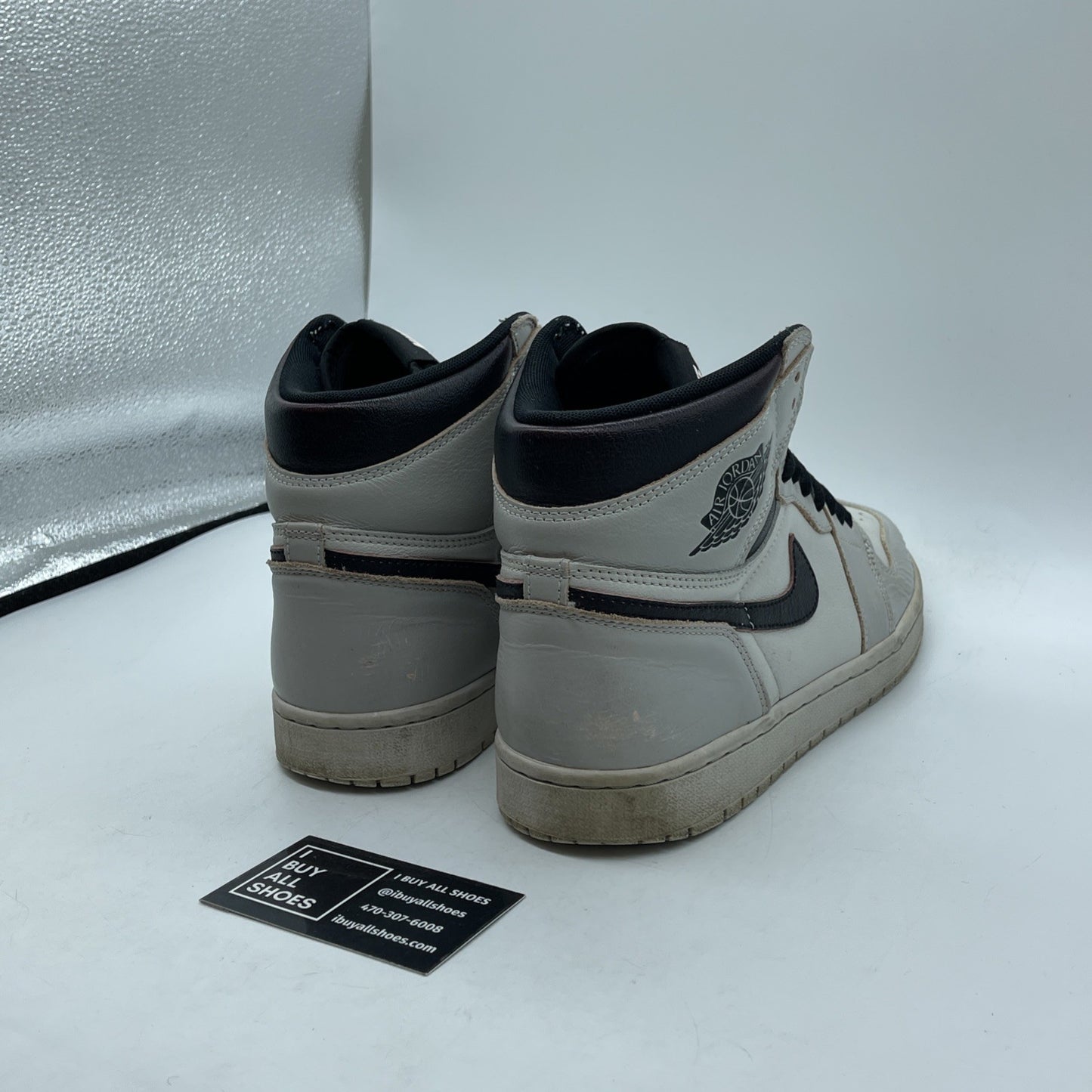 Size 9.5 - Air Jordan 1 Retro SB High NYC to Paris Black Grey (CD6578-006)