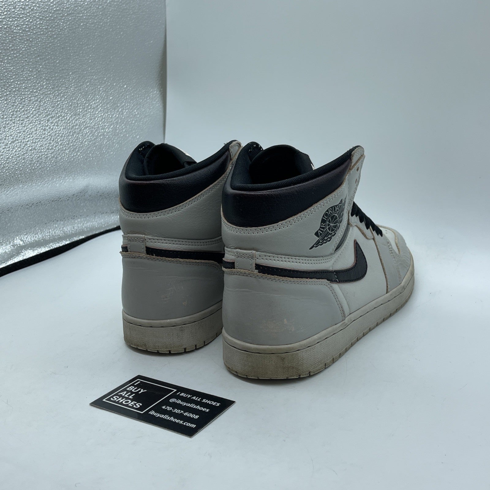 Size 9.5 - Air Jordan 1 Retro SB High NYC to Paris Black Grey (CD6578-006)