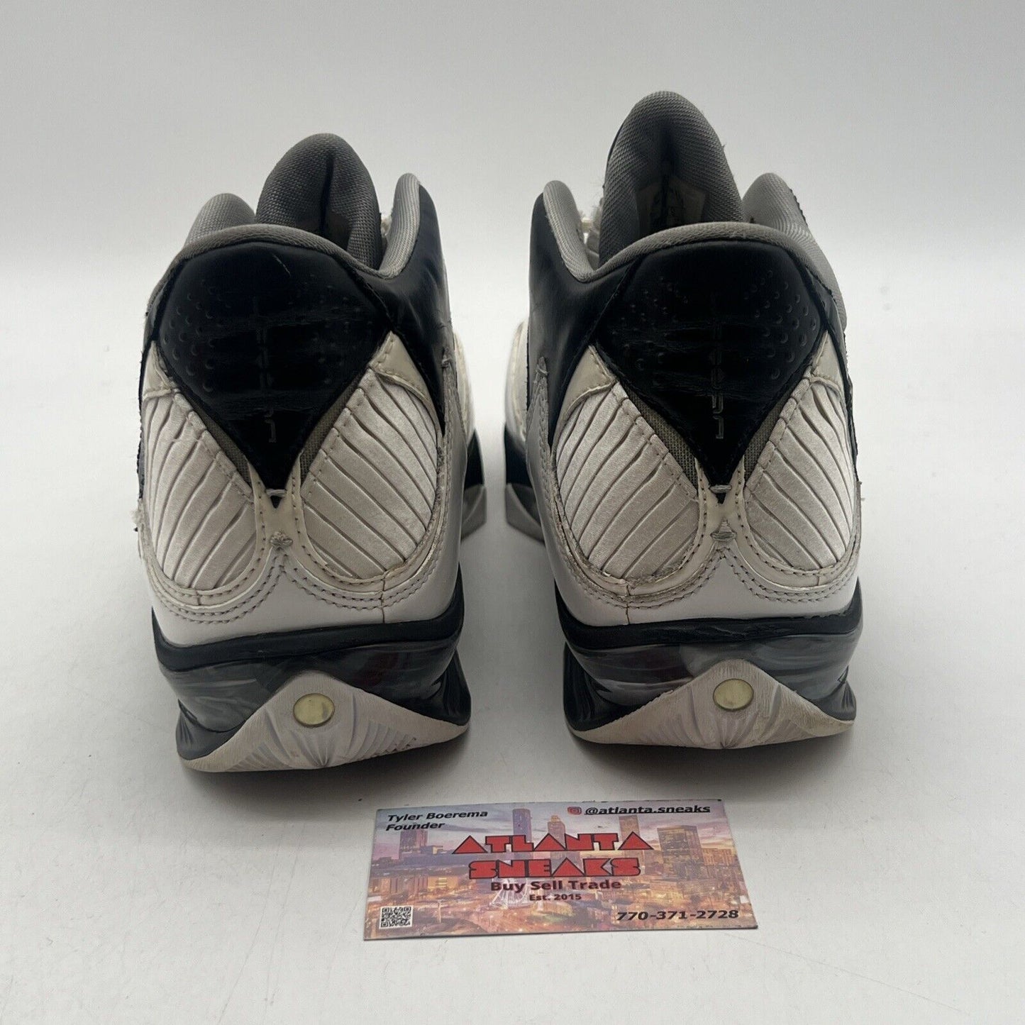 Size 10.5 - Air Jordan 2009 White Metallic Silver Black Grey (343084-161)