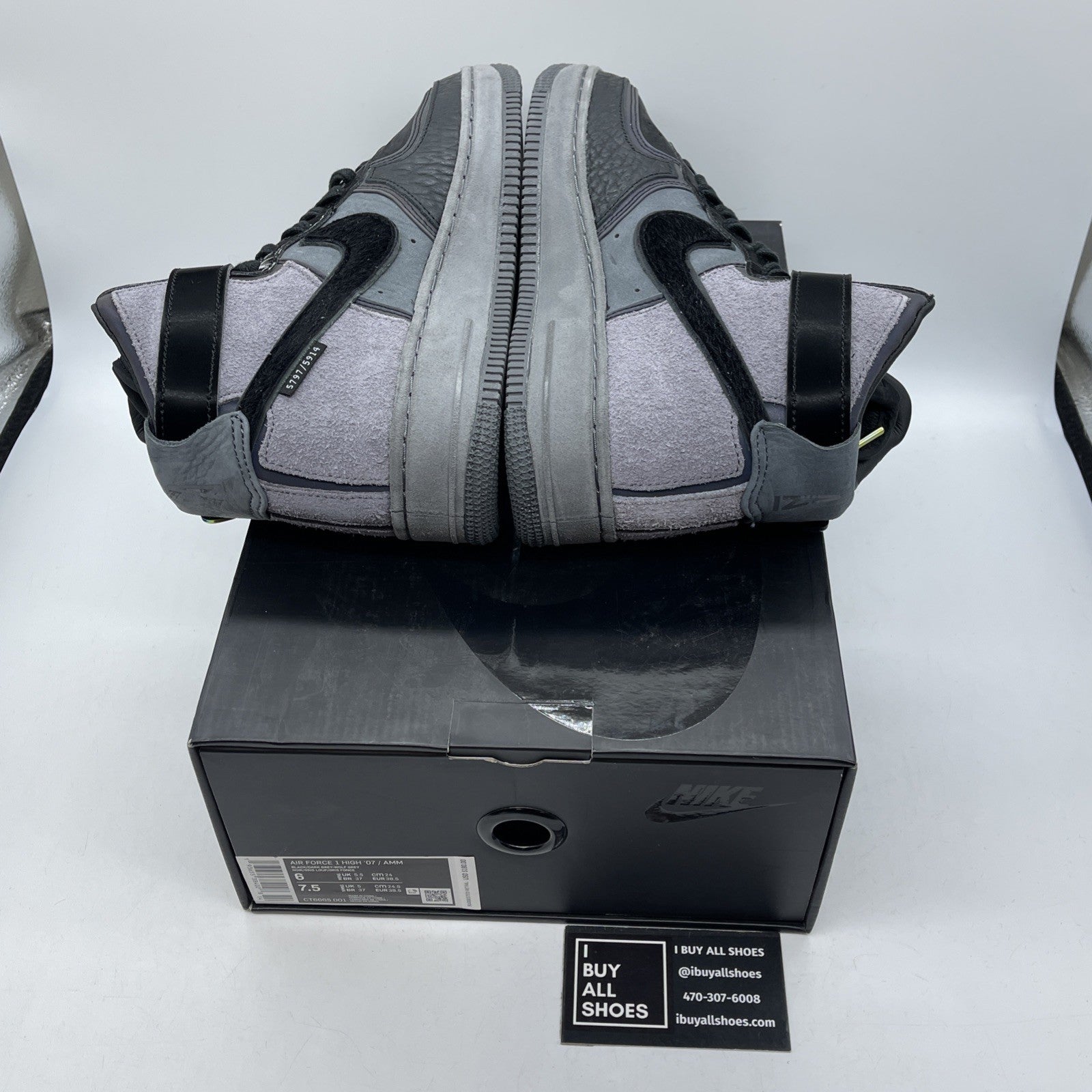 Size 6 - Nike A Ma Maniére x Air Force 1 High Hand Wash Cold (CT6665-001)