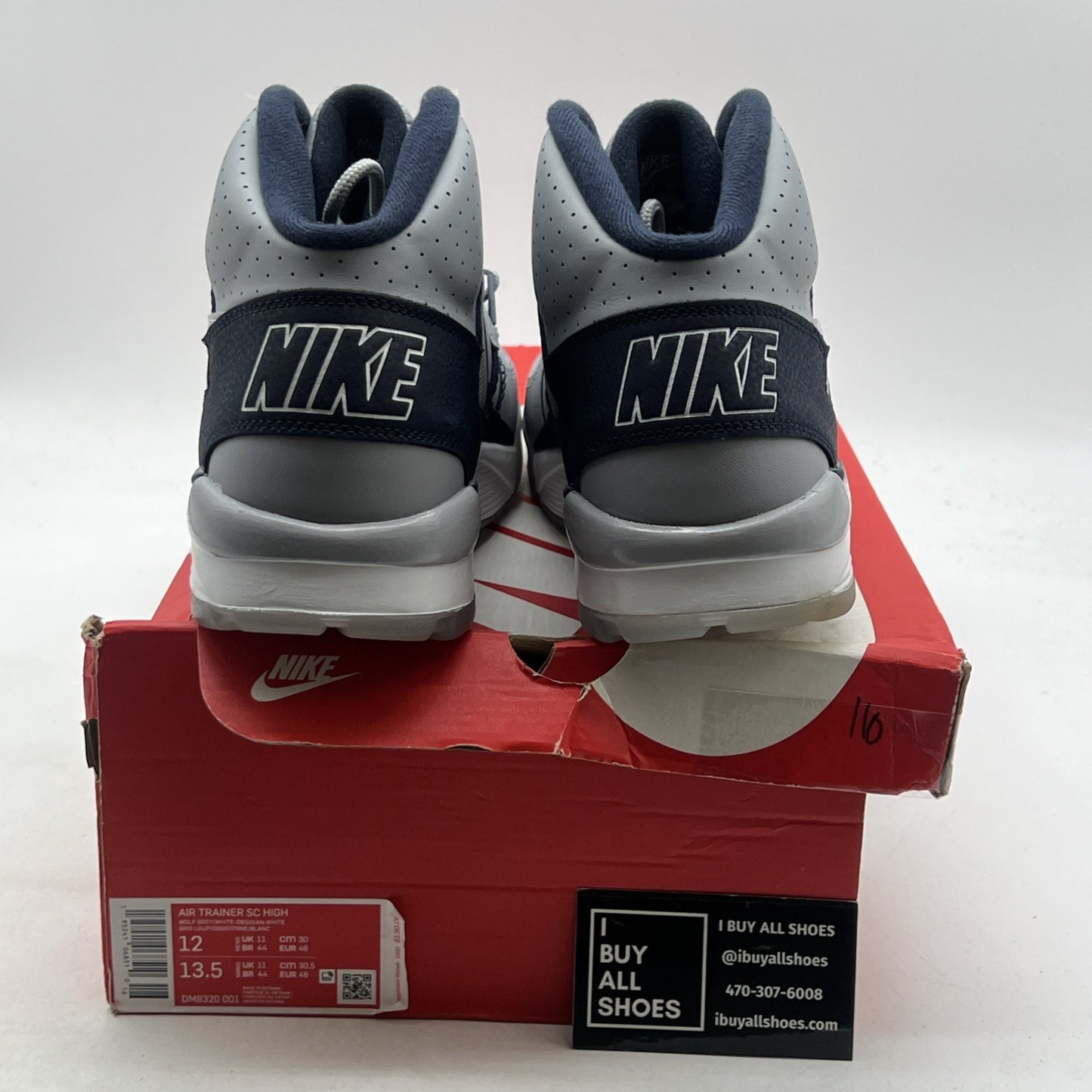 Size 12 - Nike Air Trainer SC High Georgetown (DM8320-001)