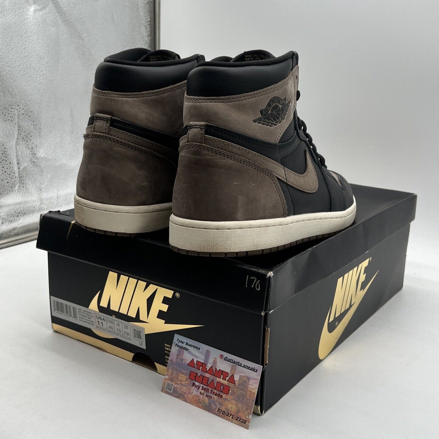 Size 11 - Jordan 1 Retro OG High Palomino Black Leather (DZ5485-020)