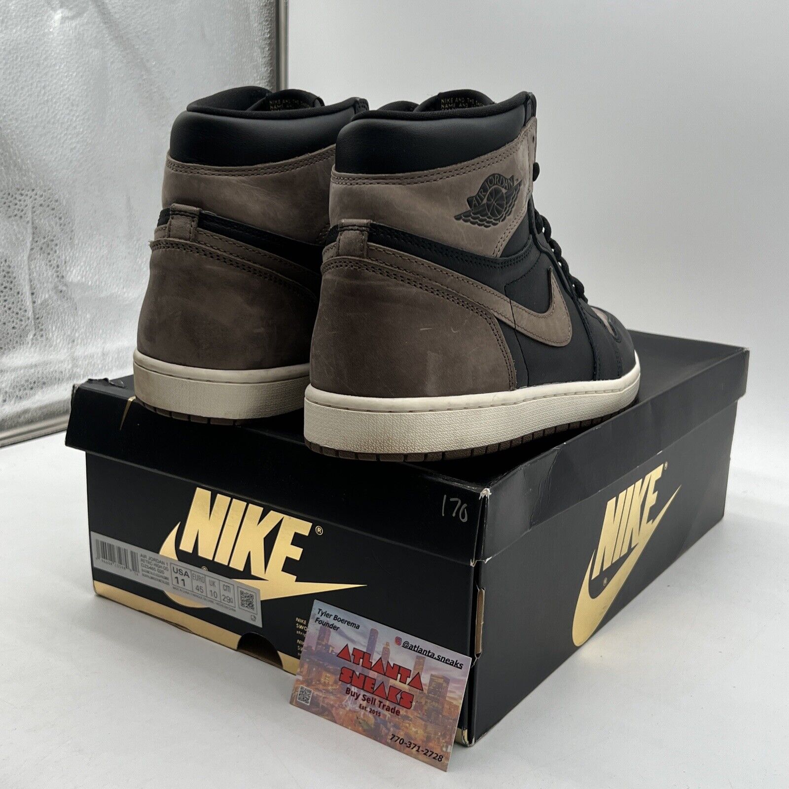 Size 11 - Jordan 1 Retro OG High Palomino Black Leather (DZ5485-020)
