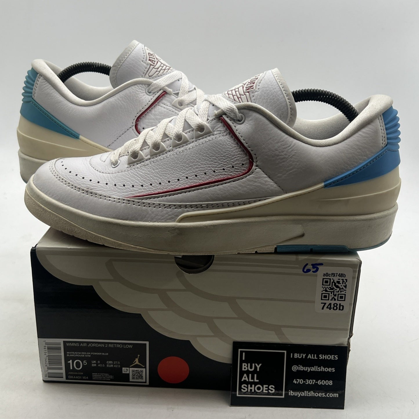 Size 10.5 - Air Jordan 2 Retro Low NC to Chi W (DX4401-164)