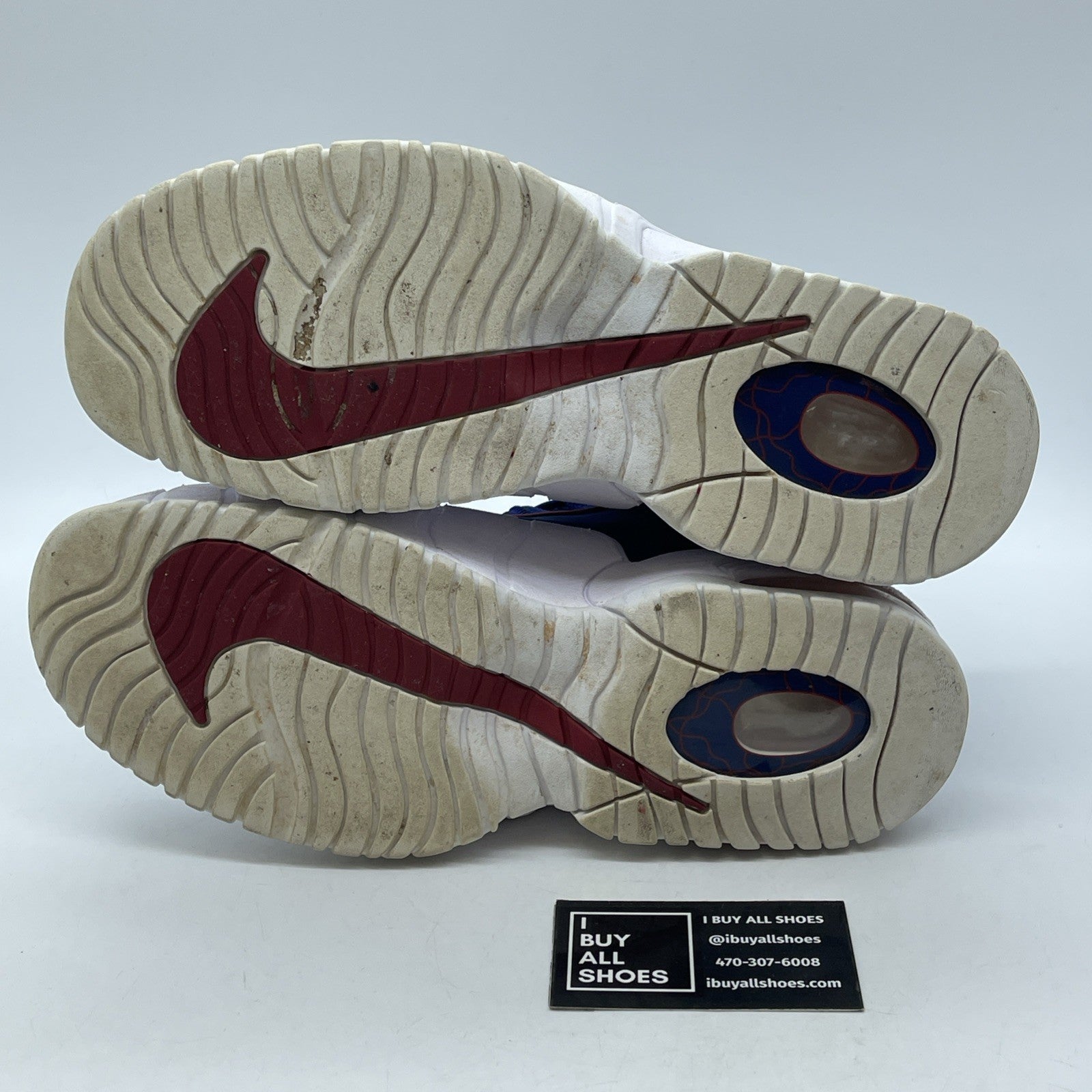 Size 8.5 - Nike Air Max Penny 1 Lil Penny Blue Red Suede (685153-400)