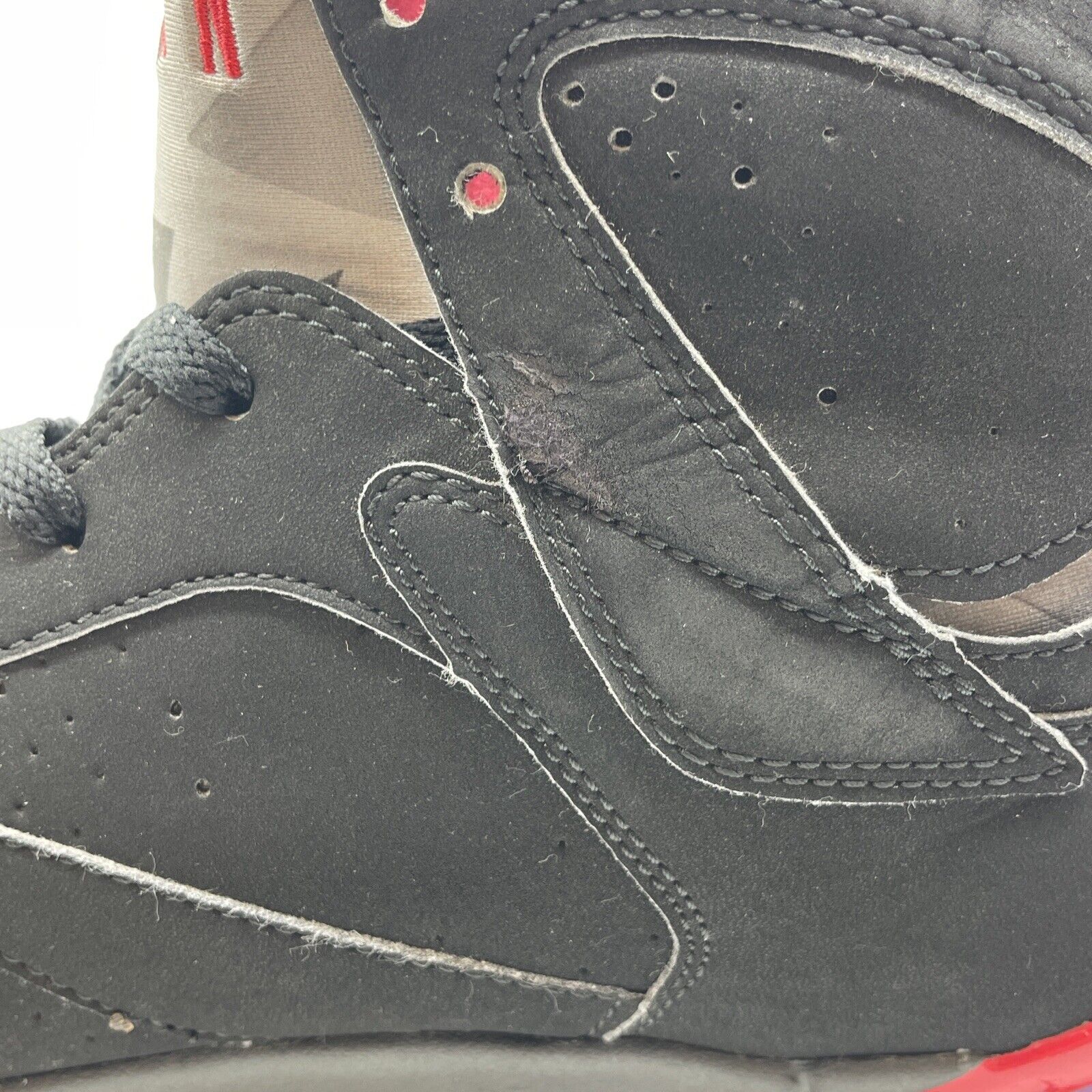 Size 10.5 - Air Jordan 7 Retro 2012 Raptor Black Red Purple (304775-018)
