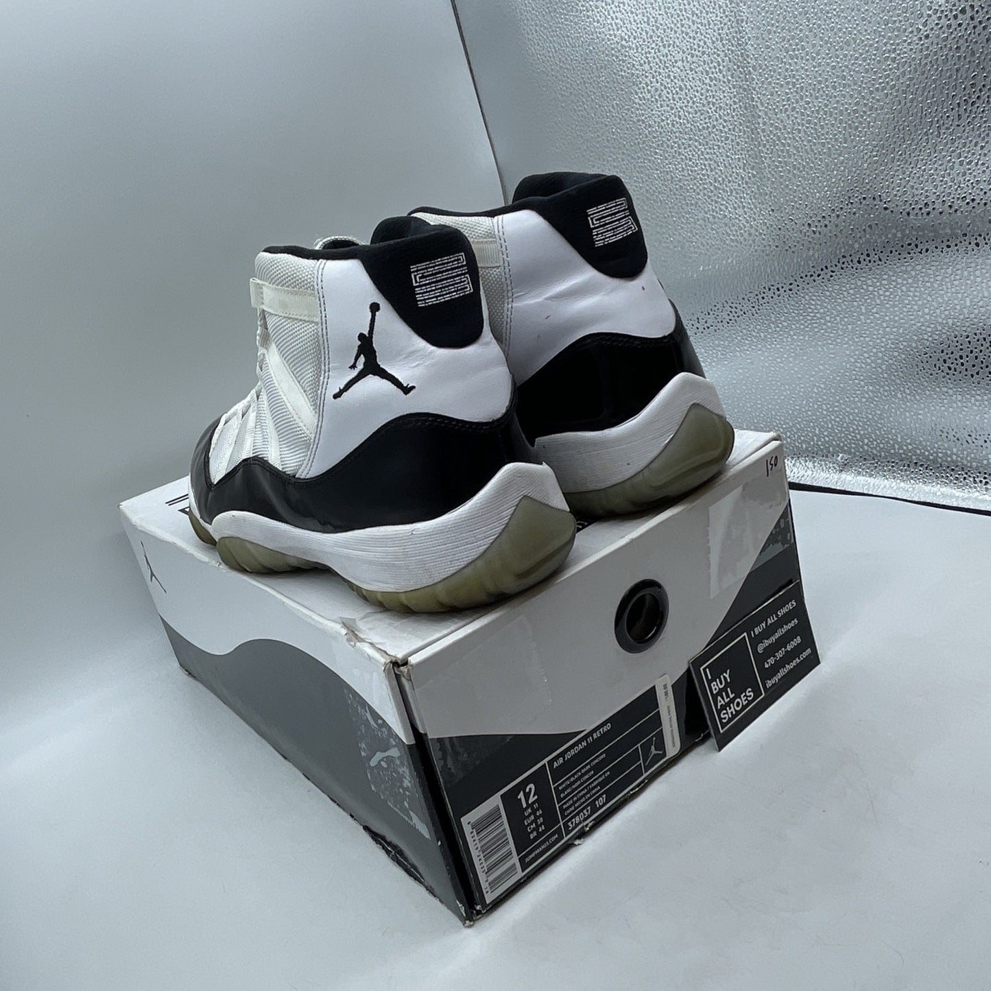 Size 12 - Air Jordan 11 Retro Concord 2011 (378037-107)
