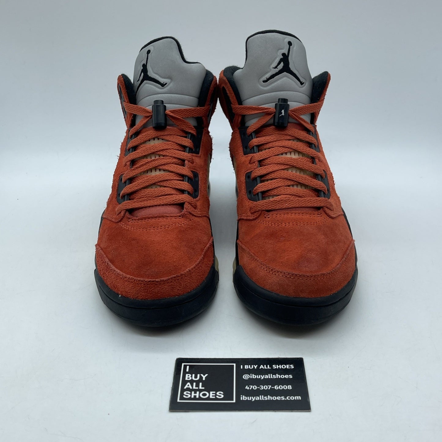 Size 9W - Air Jordan 5 Retro Dunk on Mars Red Black Suede (DD9336-800)