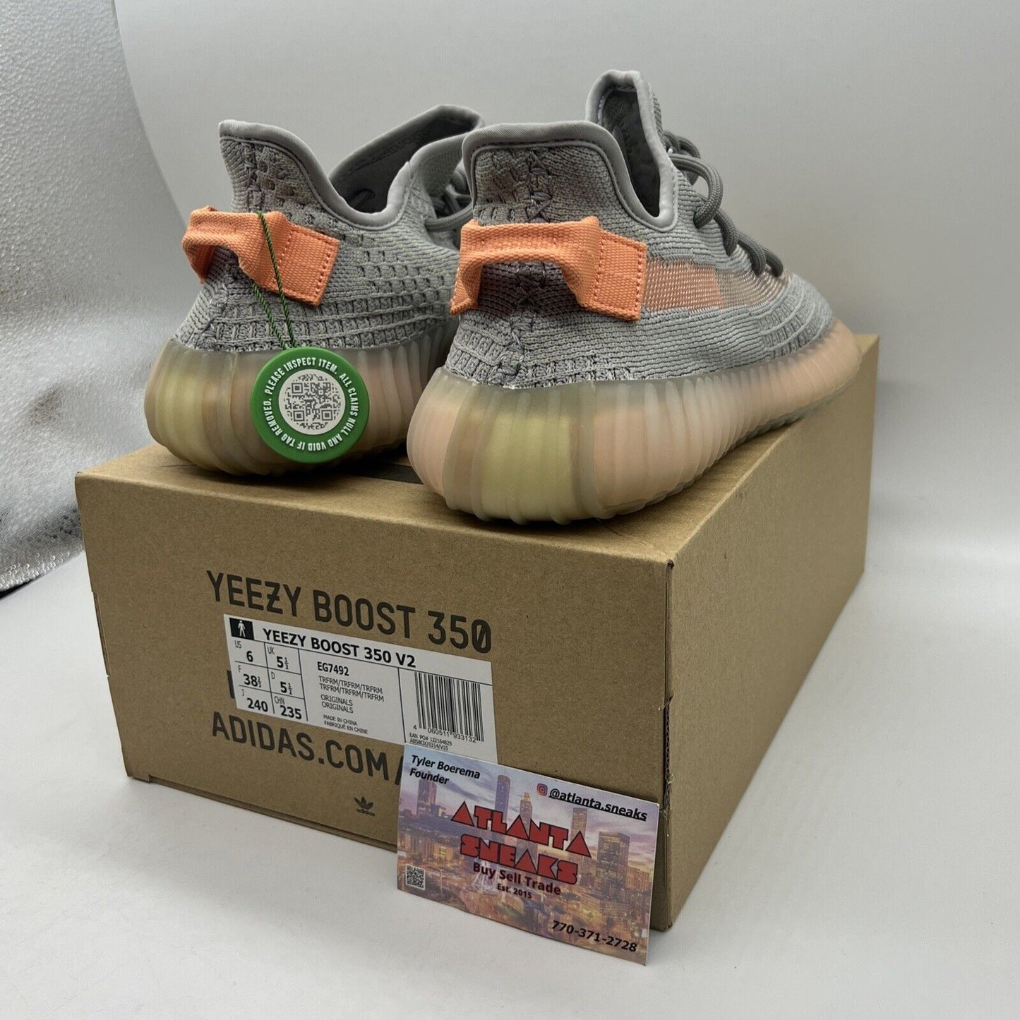 Size 6 - adidas Yeezy Boost 350 V2 True Form Brand New Og All