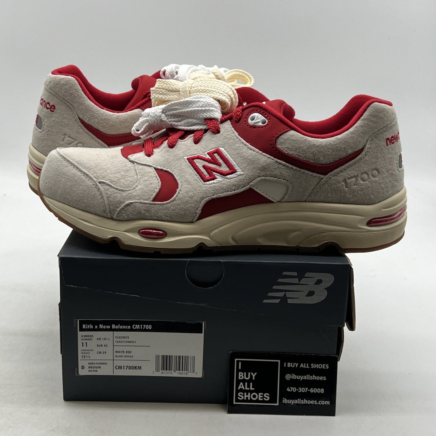 Size 11 - Kith x New Balance 1700 Canada Pack - Marshmallow (CM1700KM)