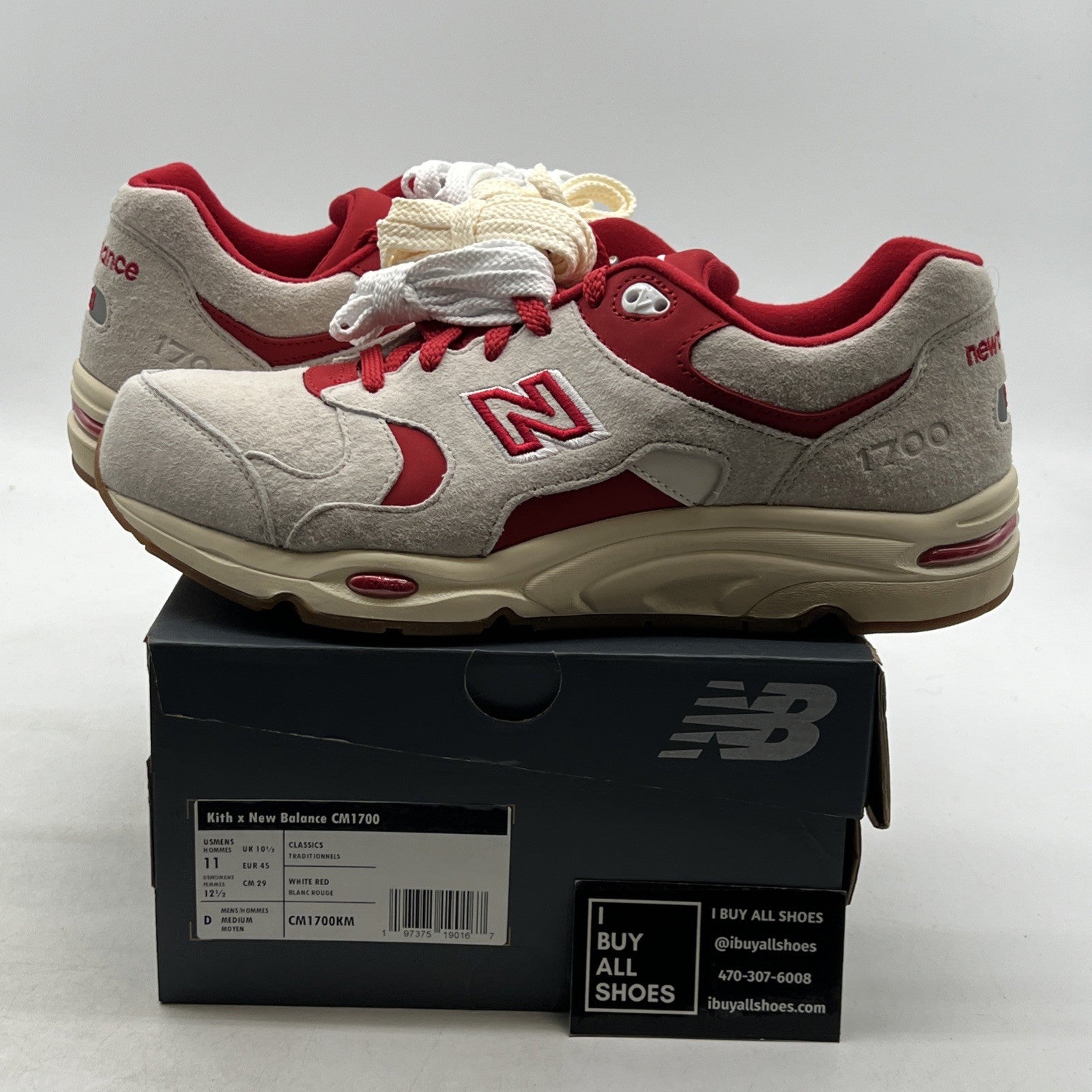 Size 11 - Kith x New Balance 1700 Canada Pack - Marshmallow (CM1700KM)