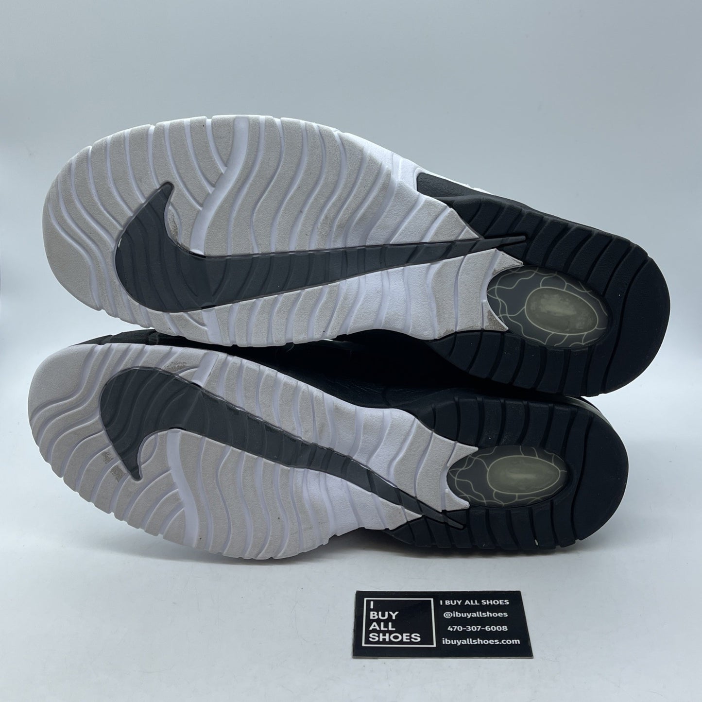 Size 13 - Nike Air Max Penny Charcoal Grey Black Suede (311089-004)