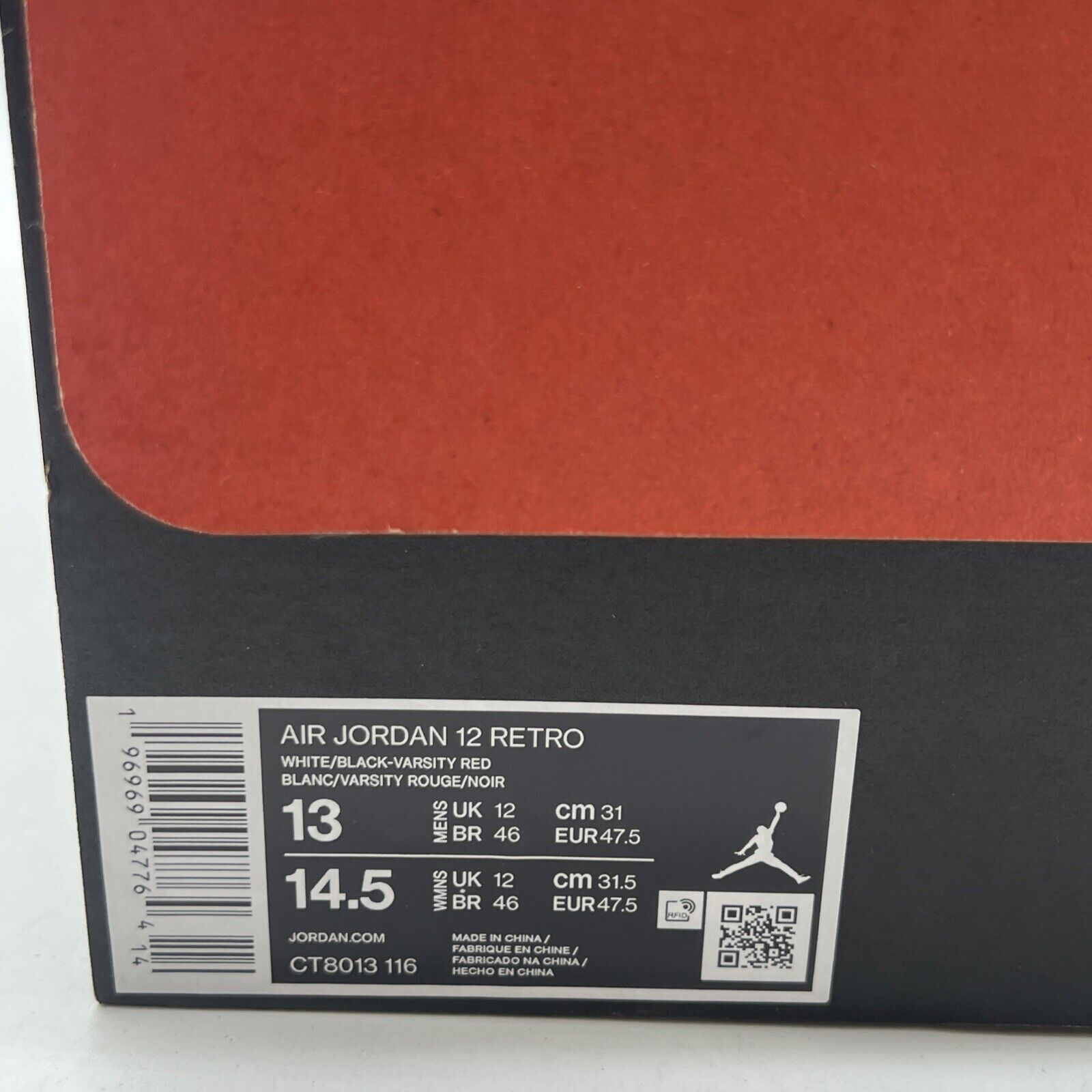 Size 13 - Air Jordan 12 Retro 2023 Mid Cherry (CT8013-116)