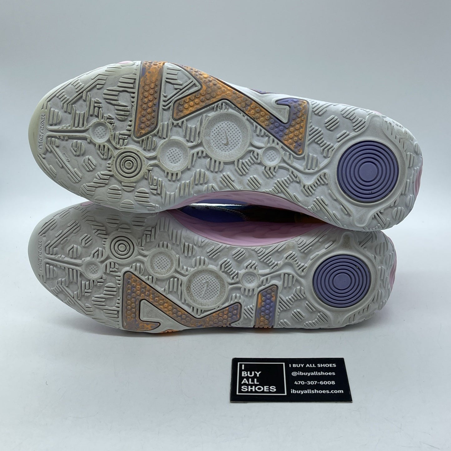 Size 11 - Nike PG 6 Painted Swoosh Blue Pink Suede Leather (DO9824-100)