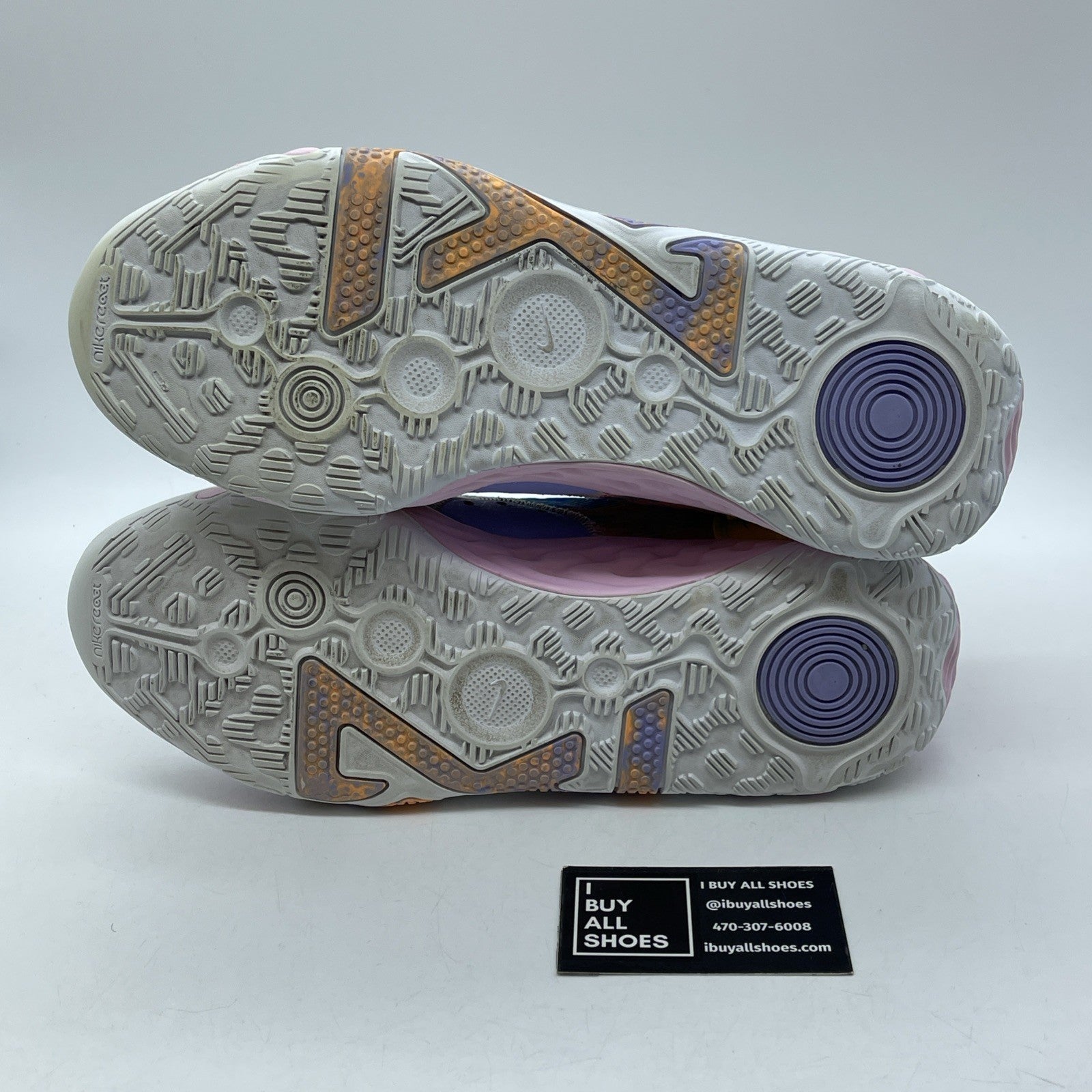 Size 11 - Nike PG 6 Painted Swoosh Blue Pink Suede Leather (DO9824-100)