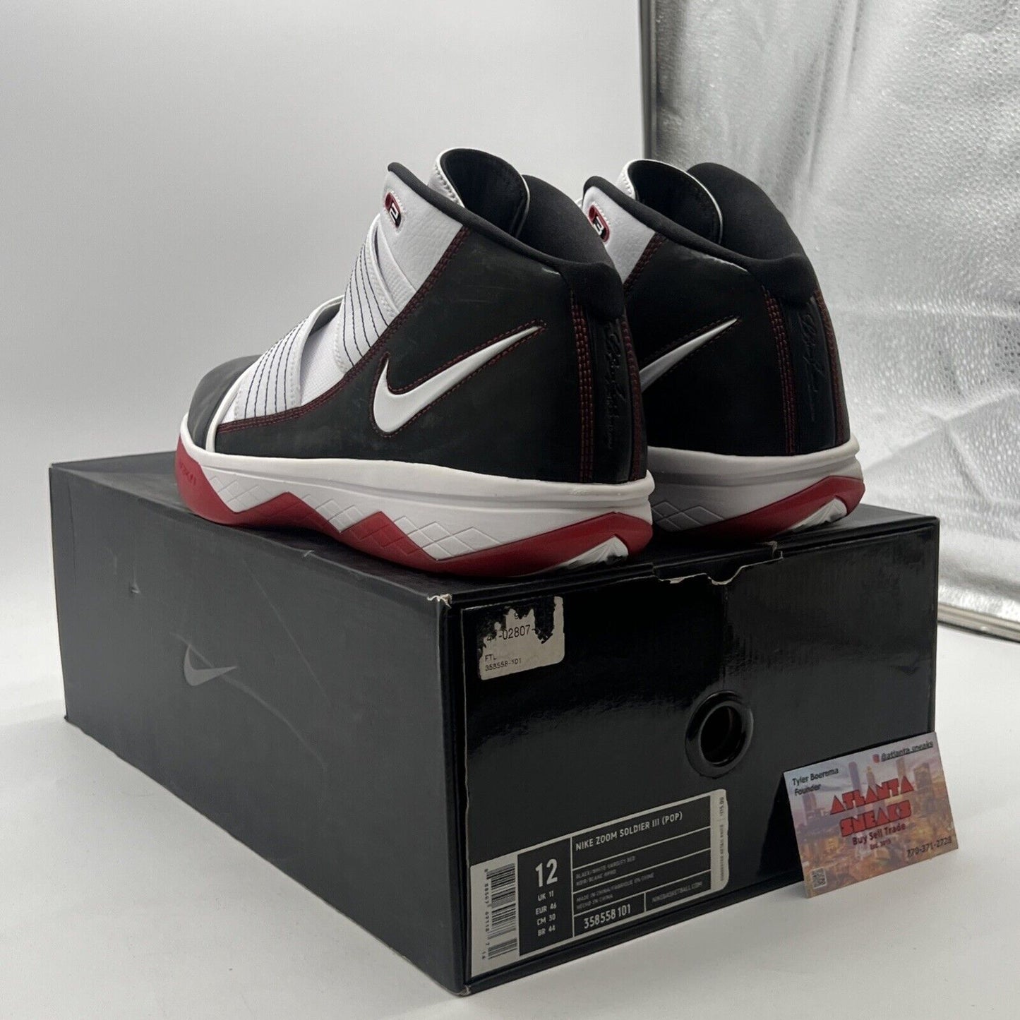 Size 12 - Nike LeBron Zoom Soldier 3 POP (358558-101)