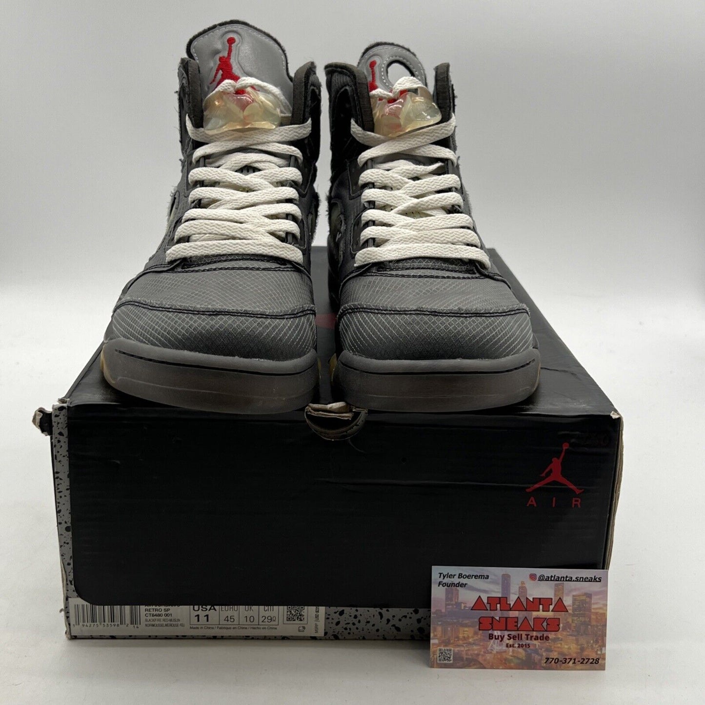 Size 11 - Air Jordan 5 Retro SP x Off-White Mid Muslin (CT8480-001)