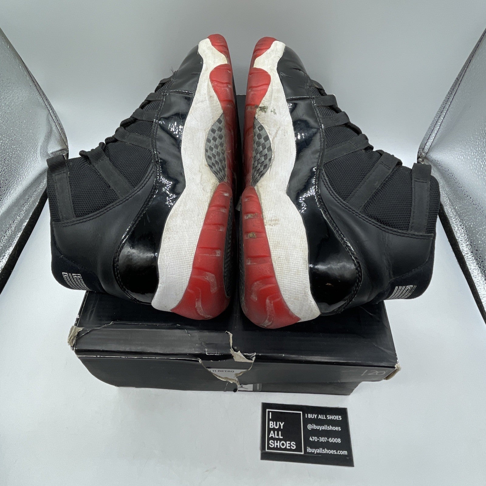 Size 9 - Air Jordan 11 Retro Bred 2012 (378037-010)