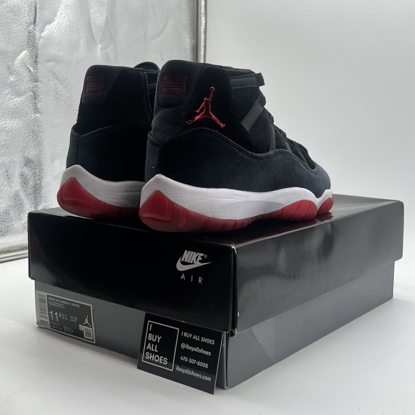 Size 11.5 - Air Jordan 11 Retro Bred Velvet W (DB5457-061)