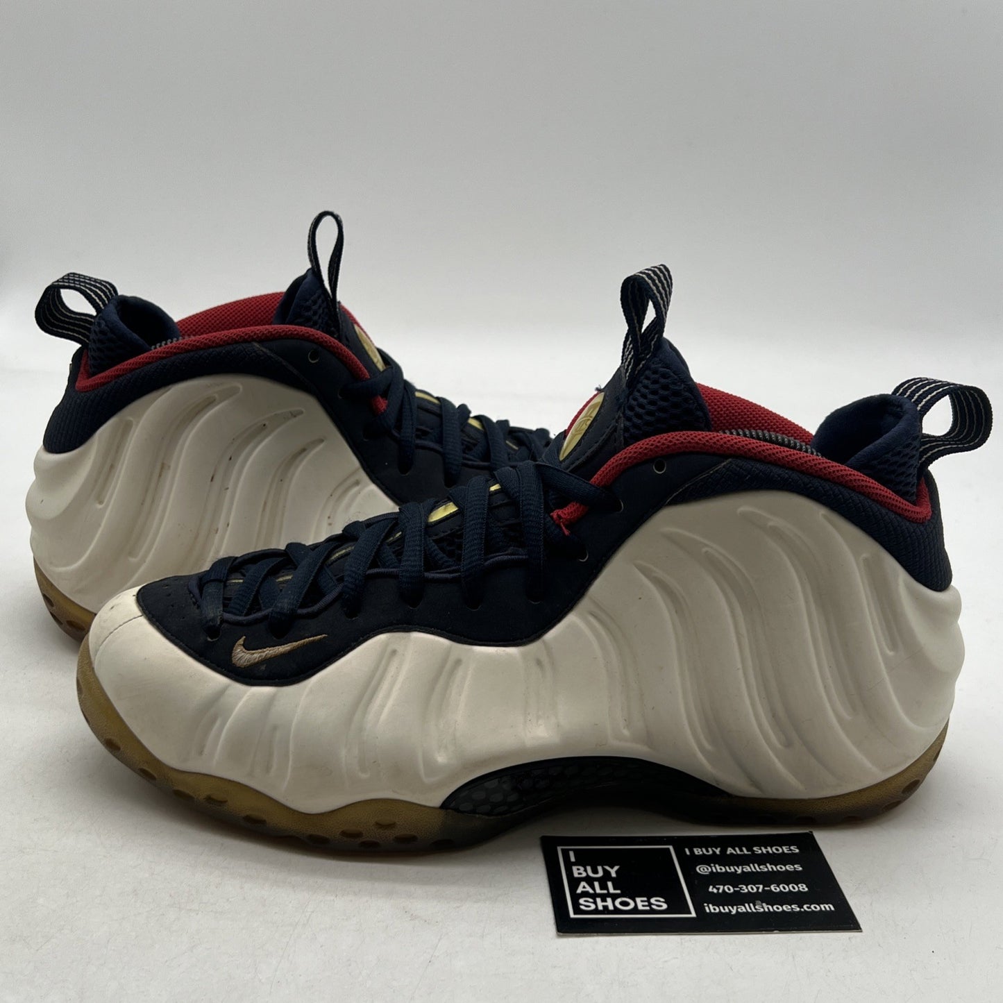 Size 9.5 - Nike Air Foamposite One PRM Olympic (575420-400)
