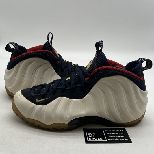 Size 9.5 - Nike Air Foamposite One PRM Olympic (575420-400)