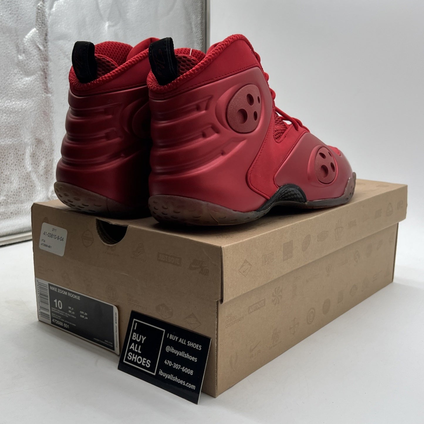 Size 10 - Nike Zoom Rookie Varsity Red (472688-601)