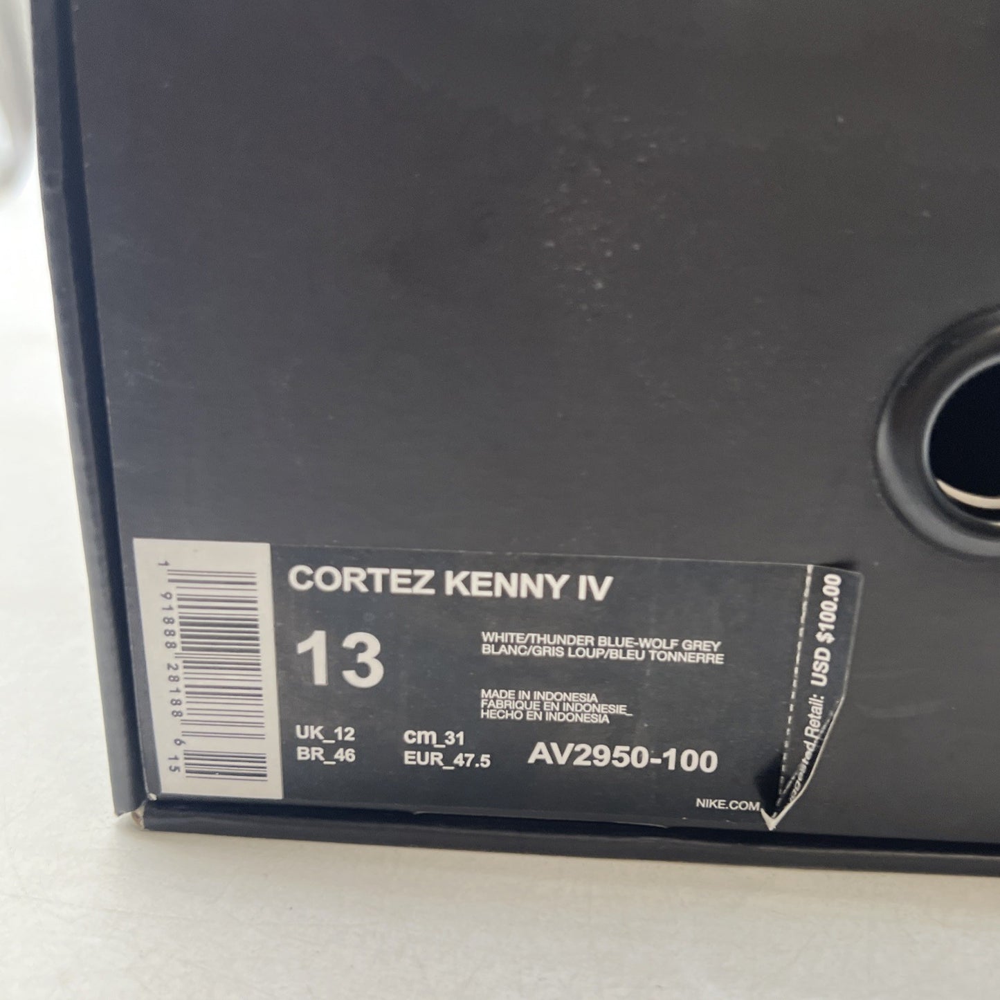 Size 13 - Nike Kendrick Lamar x Cortez Basic Slip House Shoes (AV2950-100)