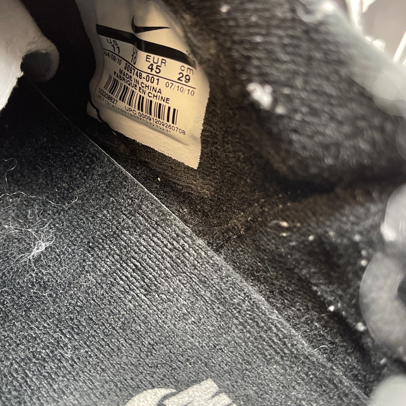 Size 11 - Nike Air Trainer Max 91 Black (309748-001)