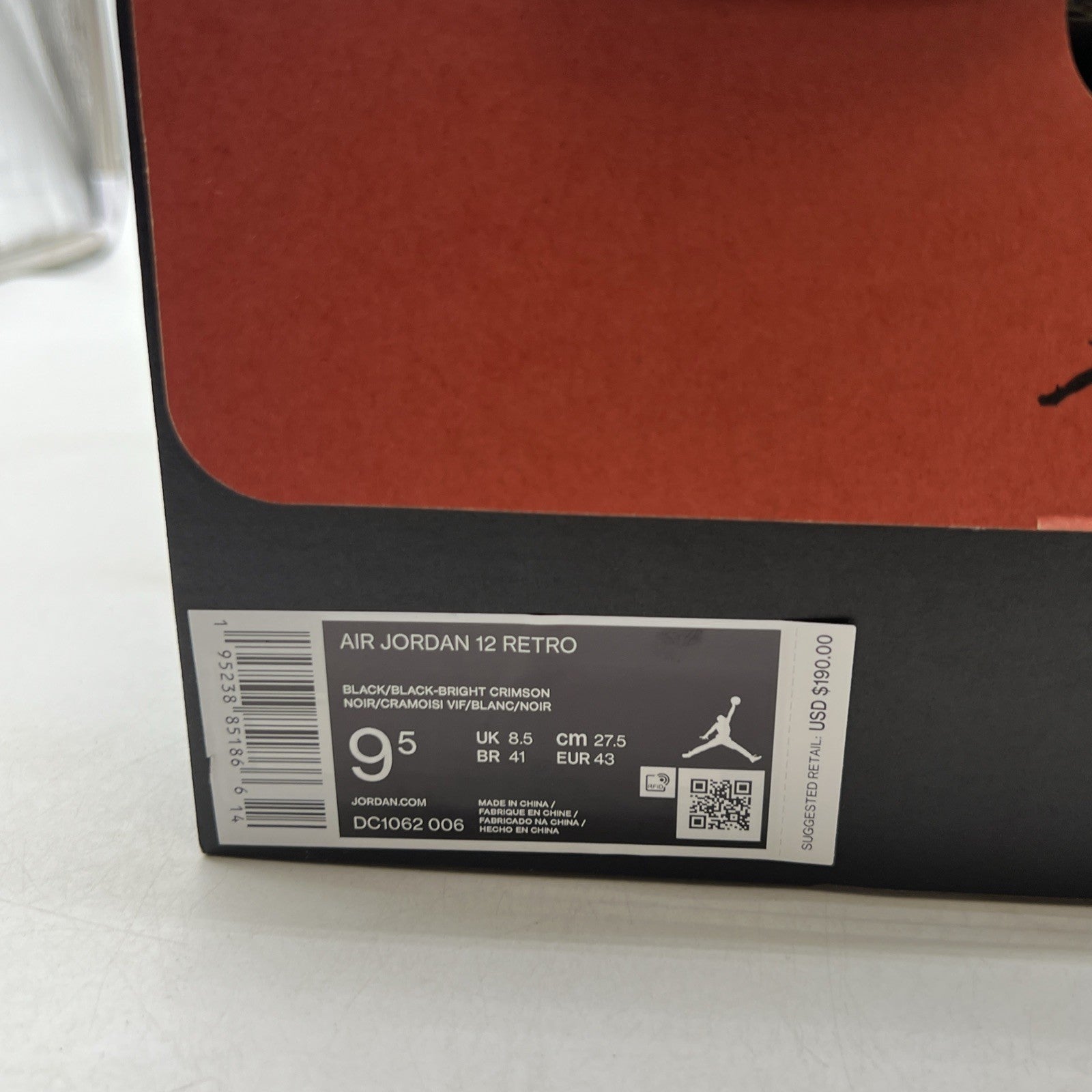 Size 9.5 - Air Jordan 12 Utility Grind (DC1062-006)