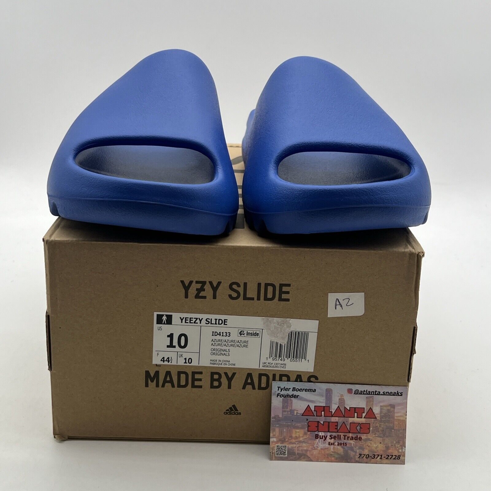 Size 10 - Adidas Yeezy Slide “Azure” 2024 (NEW) | ID4133