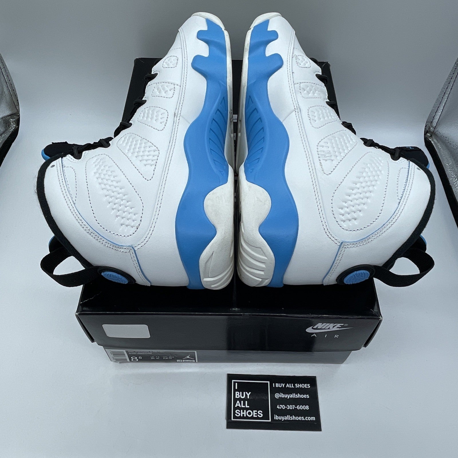 Size 8.5 - Air Jordan 9 Retro 2024 Powder Blue (FQ8992-101)