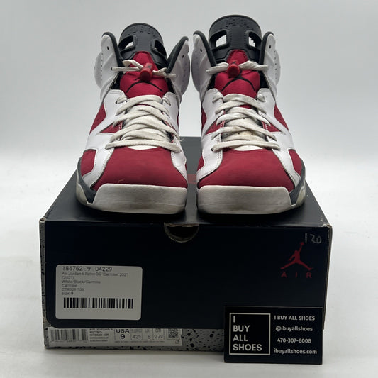 Size 9 - Air Jordan 6 Retro OG Mid Carmine (CT8529-106)
