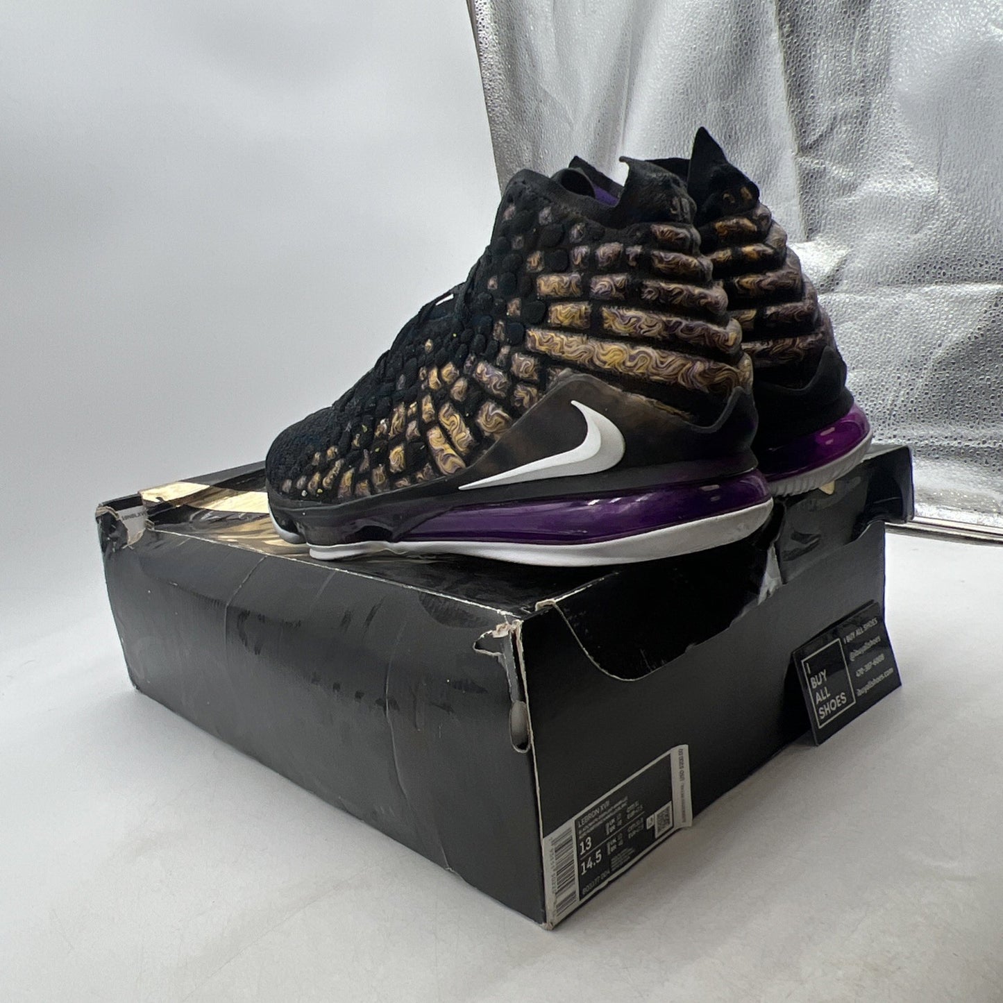 Size 13 - Nike LeBron 17 Lakers (BQ3177-004)