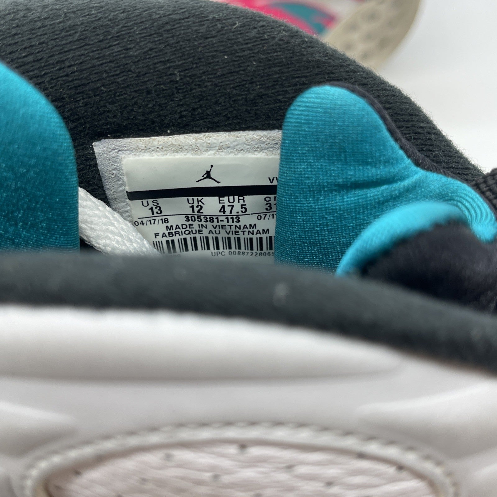 Size 13 - Air Jordan 8 Retro South Beach (305381-113)