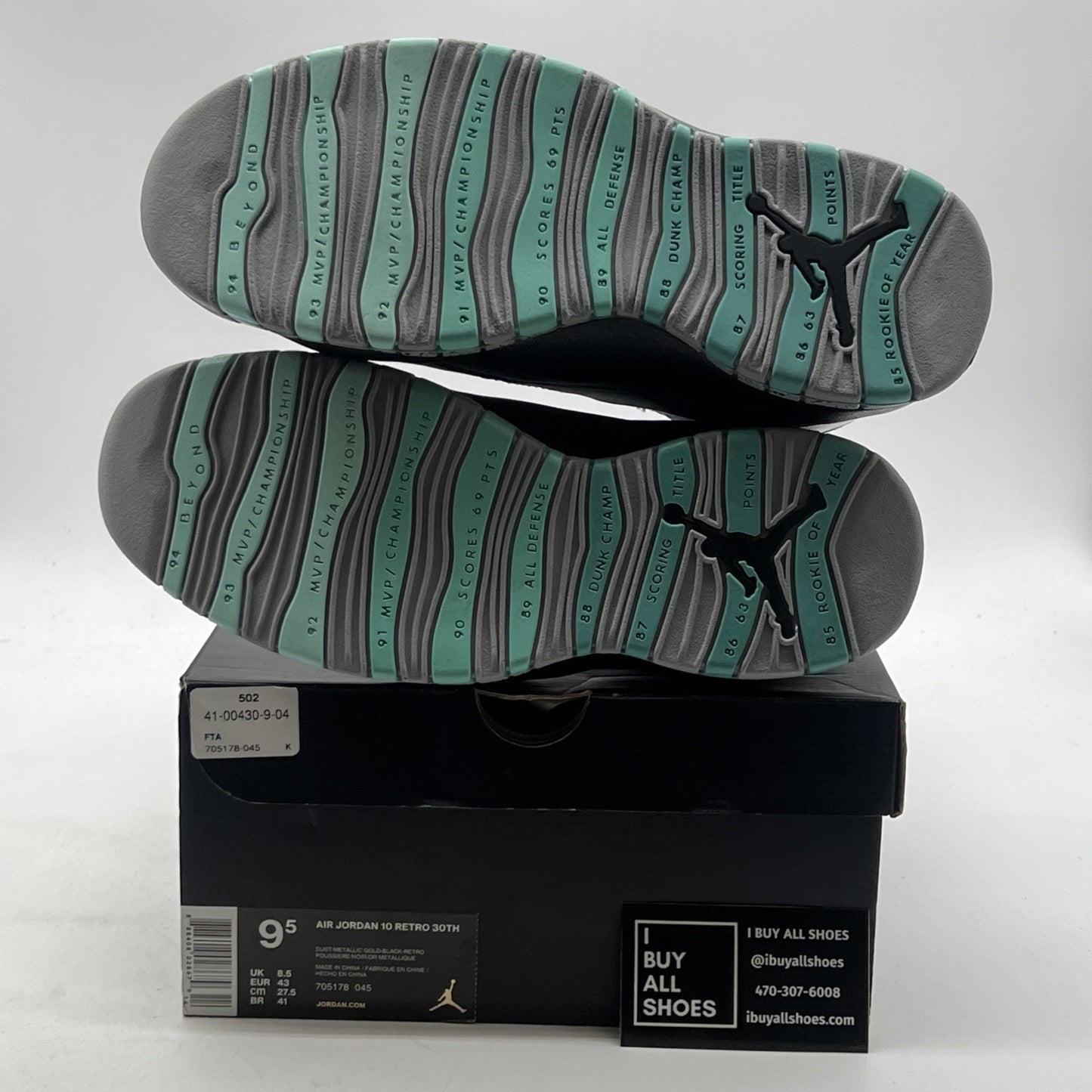 Size 9.5 - Air Jordan 10 Retro Lady Liberty (705178-045)