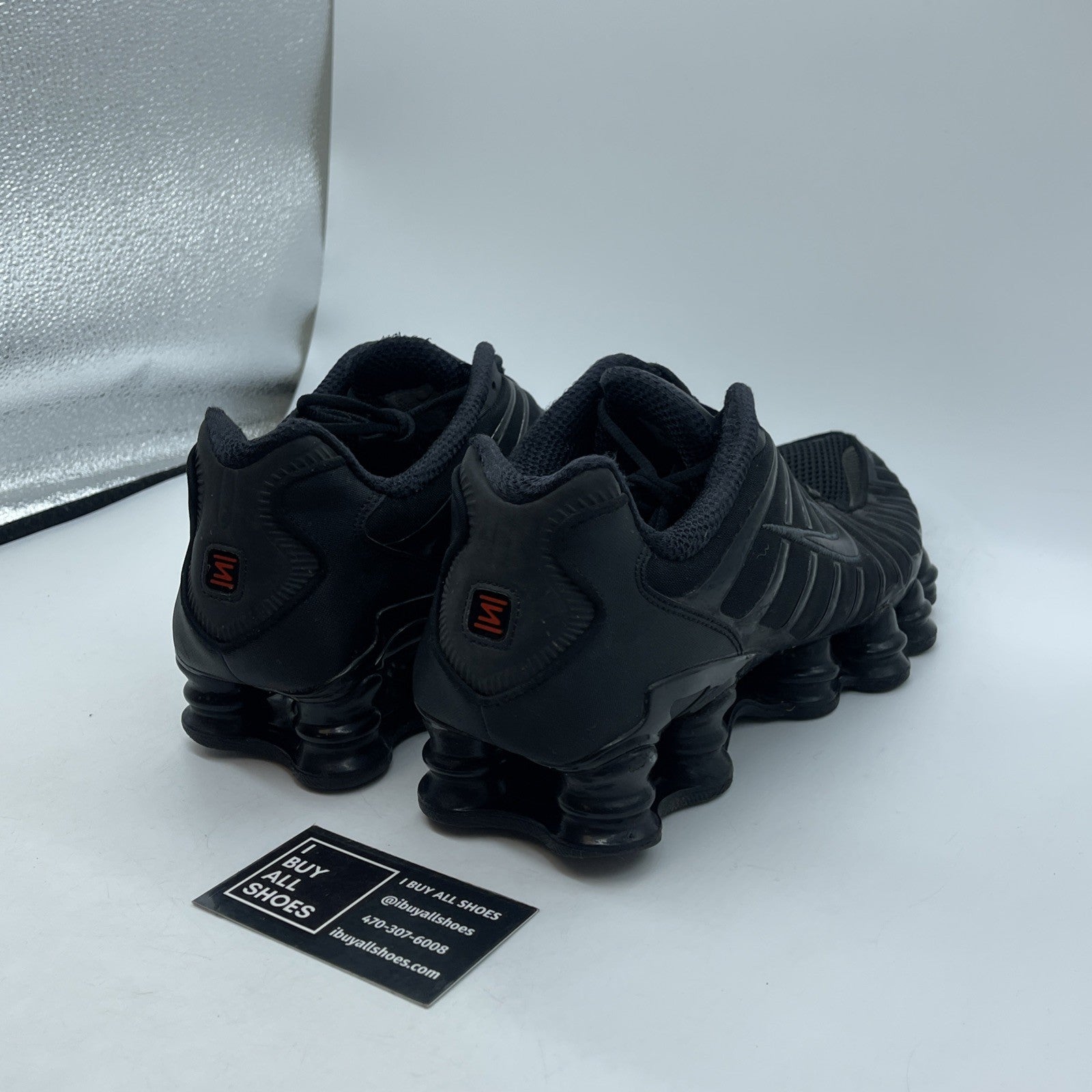 Size 9.5 - Nike Shox TL Metallic Hematite Black Suede Leather (AV3595-002)