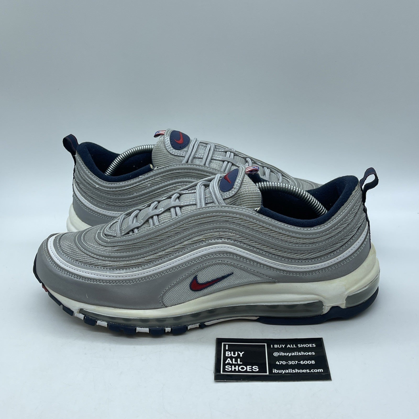 Size 12 - Nike Air Max 97 OG SP Puerto Rico Grey Suede Leather (DH2319-001)
