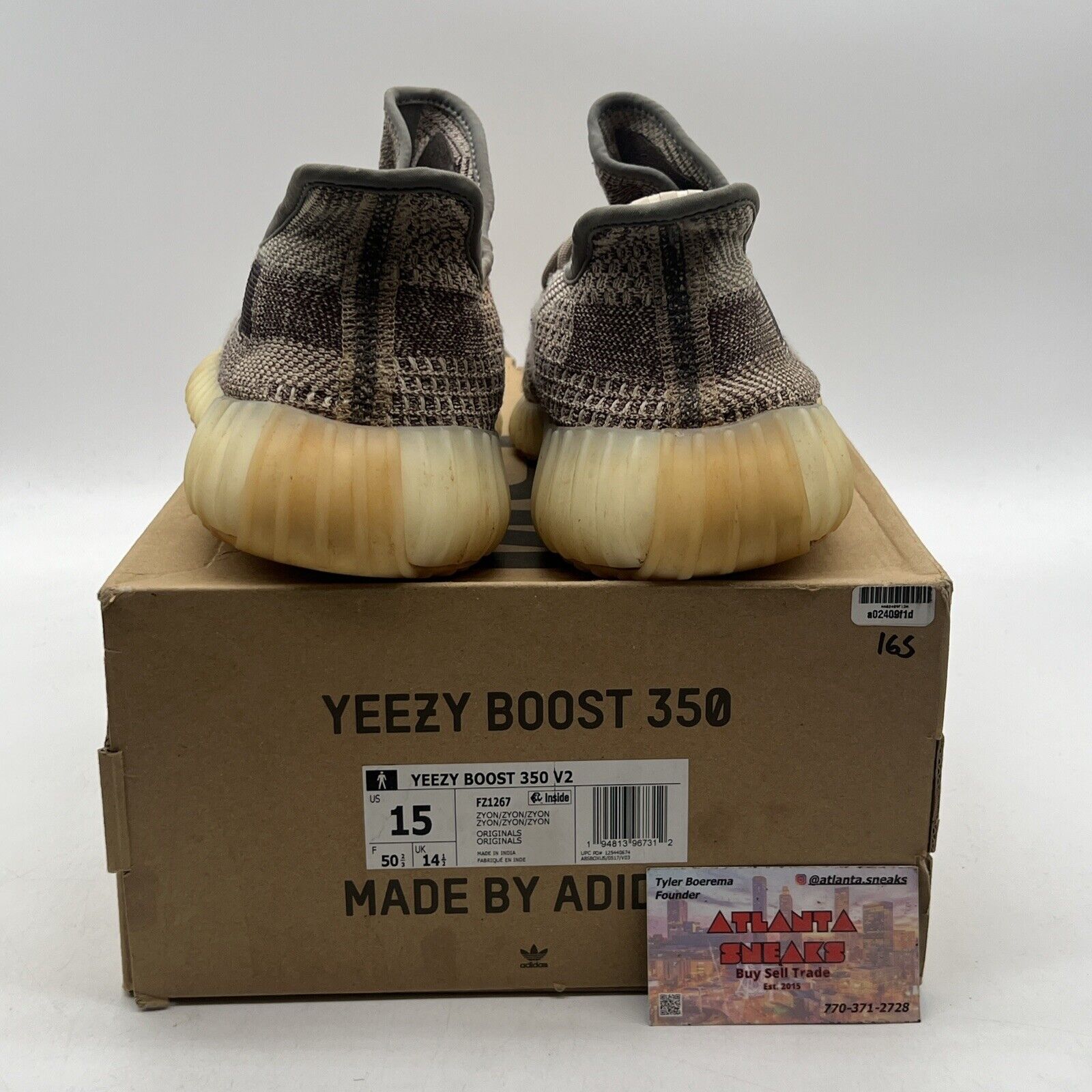 Size 15 - adidas Yeezy Boost 350 V2 Low Zyon Brown (FZ1267)