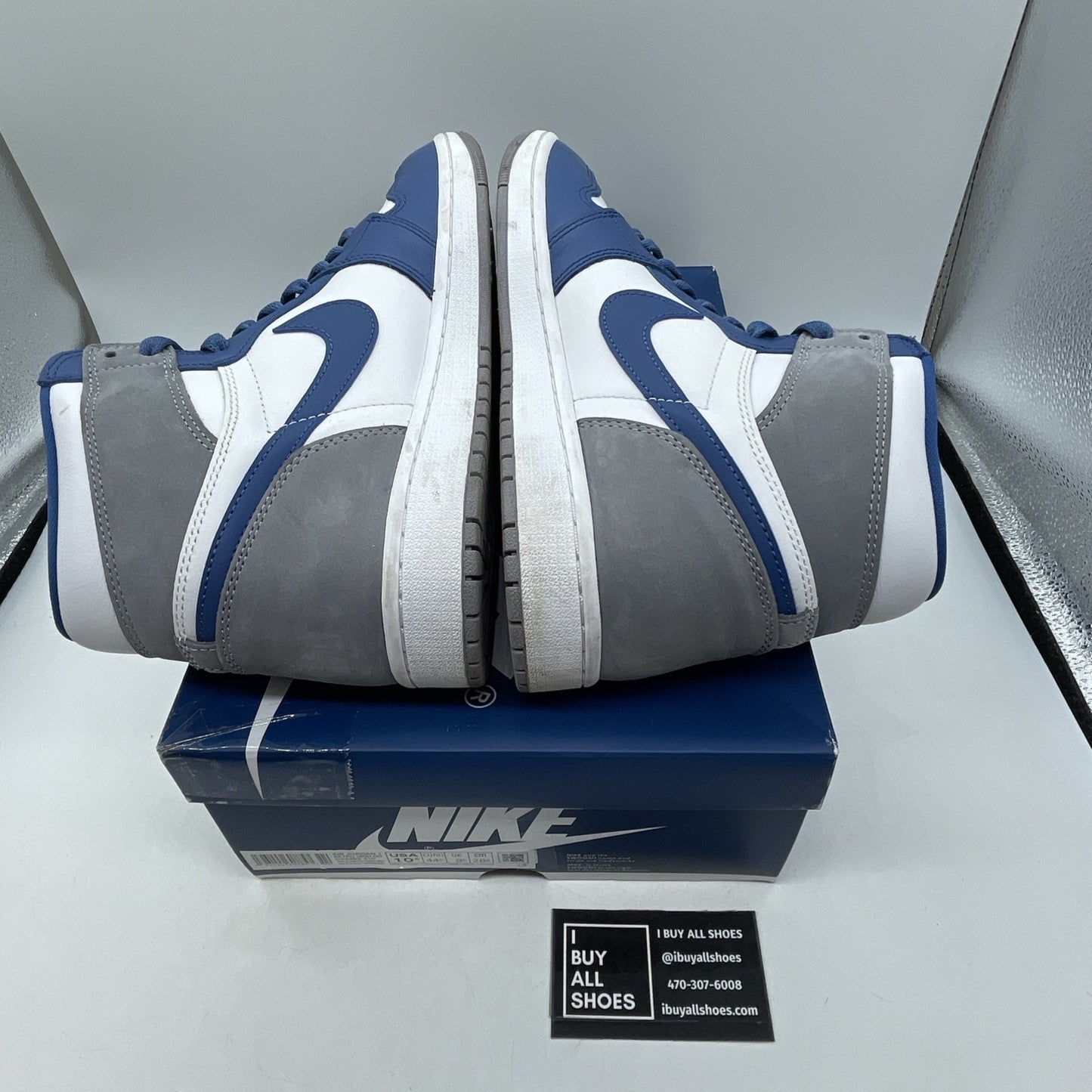 Size 10.5 - Air Jordan 1 Retro OG High True Blue (DZ5485-410)