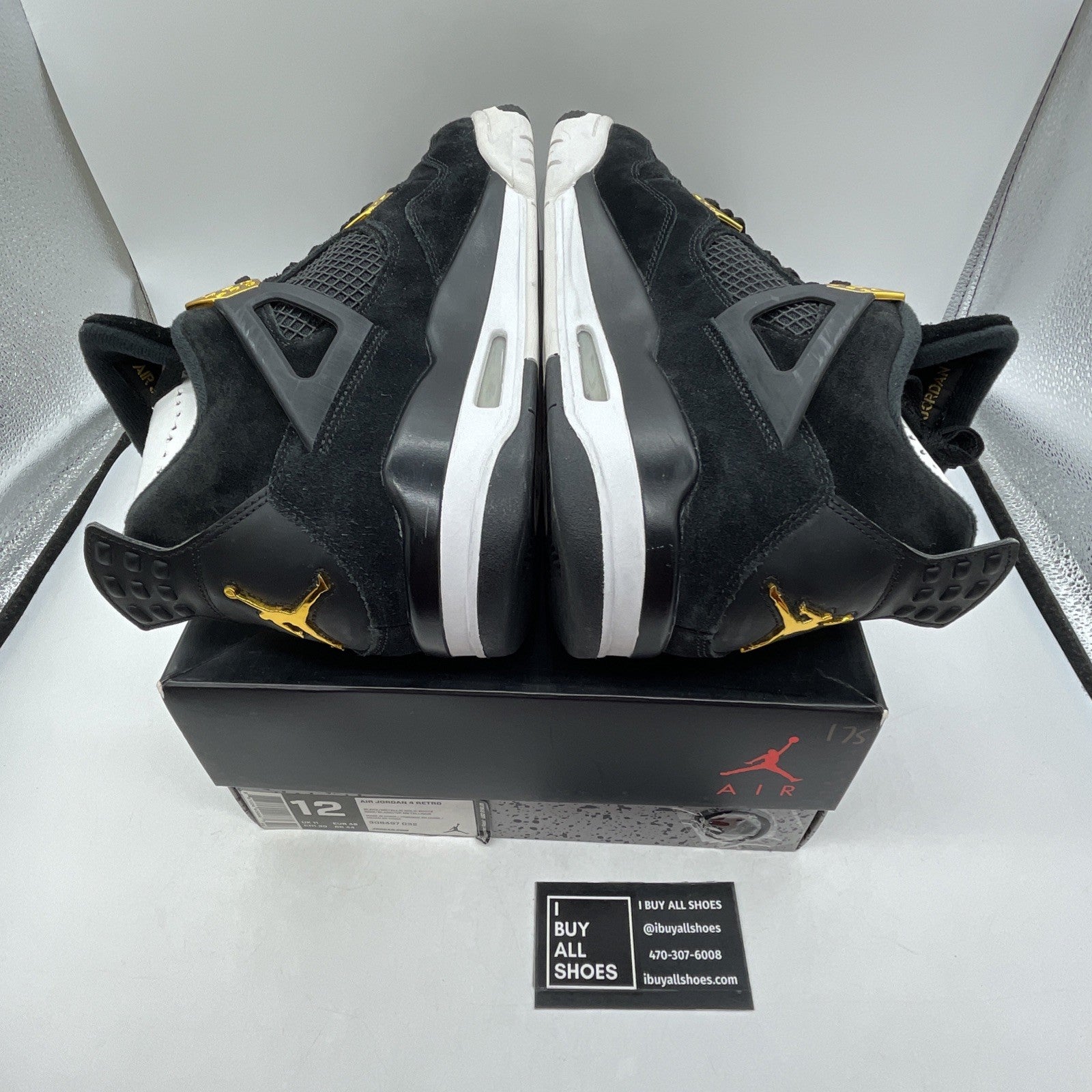 Size 12 - Air Jordan 4 Retro Royalty 2017 (308497-032)