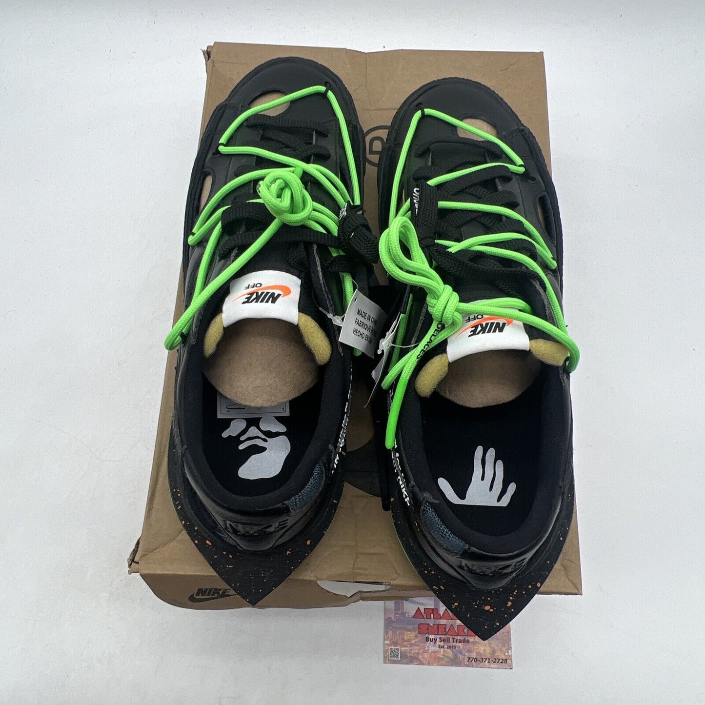 Size 11.5 - Nike Off-White x Blazer Low Black (DH7863-001)