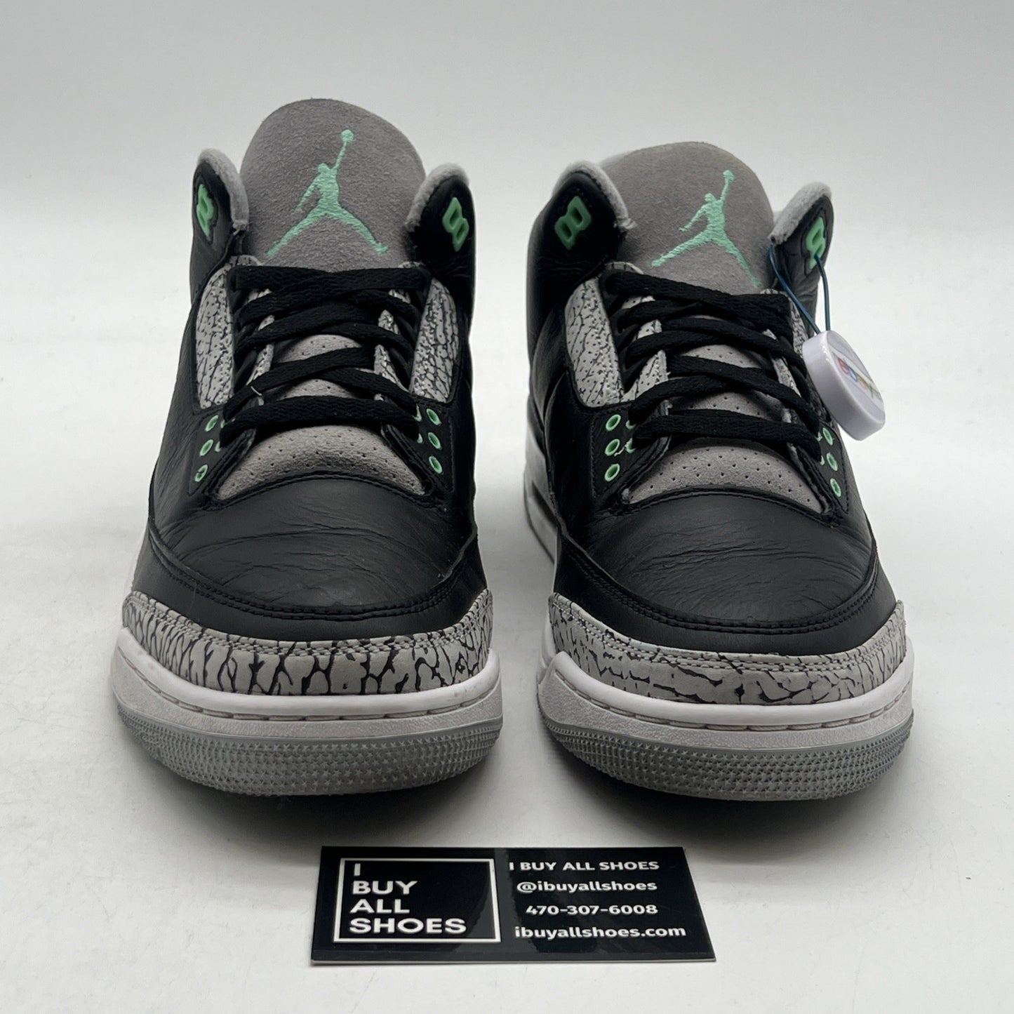 Size 10 - Air Jordan 3 Retro Green Glow (CT8532-031)